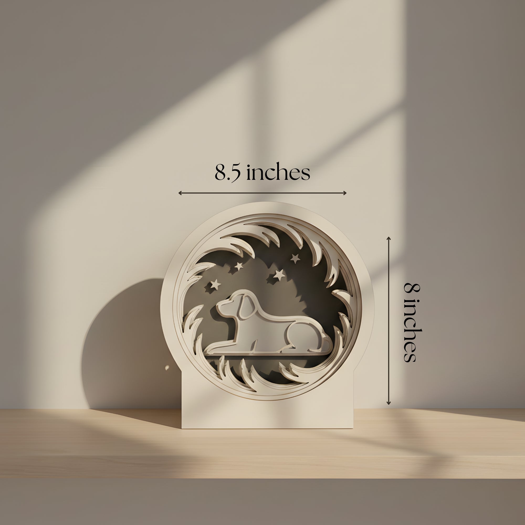 Personalized dog memorial plaque – Custom Pet Remembrance Plaque, Peaceful Dog Loss Tribute Wooden