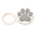 Personalized Infinity Dog Memorial Keepsake – Custom Paw Print Pet Remembrance Gift, Forever in My Heart Tribute Wooden